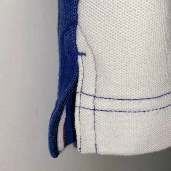 Tommy Hilfiger Men's Short Sleeve Colorblock Knit Polo Hilfiger Collar Size M - Picture 8 of 12